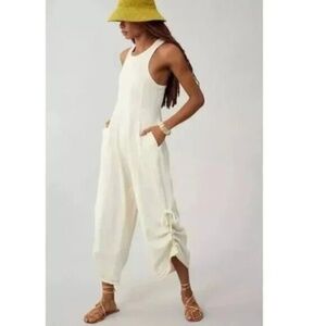 Daily  Practice by  Anthropologie  Seamed Wide-Leg Jumpsuit Dress SP NEW